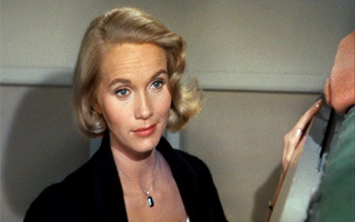 Eva Marie Saint as Eve KIindall in Hitchcock's North by Northwest